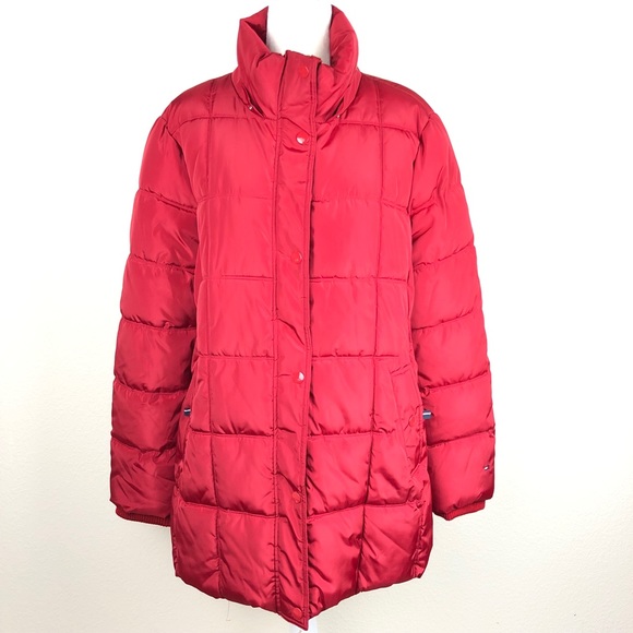 tommy hilfiger bubble coat womens